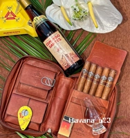 Кубинец купил Habanos Hibenasmont Kristo Travel Cigar Portable Back Cigar Tool Package