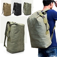 Canvas Backpack Men's Bag Outdoor Sports Duffle Bag Trav