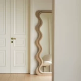 Сделайте покупки в тысячи 12 цветов сливочных бурных волн по всему телу в зеркале ins ins ind home retro retro lean murror зеркало Северное ветровое зеркало Зеркало сеть красная