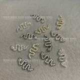 Украшение для ногтей, ретро ювелирное украшение, металлический аксессуар