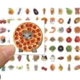 Друзья счастливого кота в Интернете, банан, корм для кошек, наклейки для кошек-призраков, кошек, котят, 69 штук