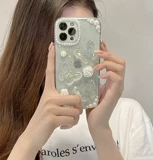 Pearl Rose Butterfly Applicable Huawei P50 P40Pro+Case Mobile Phone Case P30 P20 P20 P10 P9 Soft Shell Girl