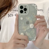 Pearl Rose Butterfly Applicable Huawei P50 P40Pro+Case Mobile Phone Case P30 P20 P20 P10 P9 Soft Shell Girl