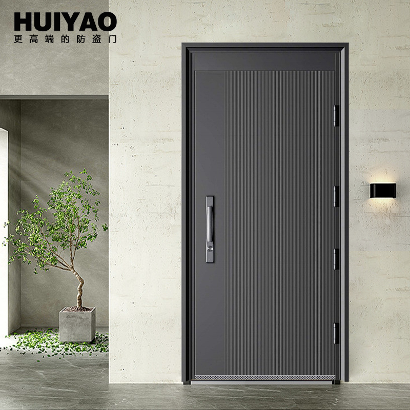 Anti-theft door, Grade A light luxury household fingerprint mother-and-child door, security door, entrance door, single door, customized entrance door Application Scenario