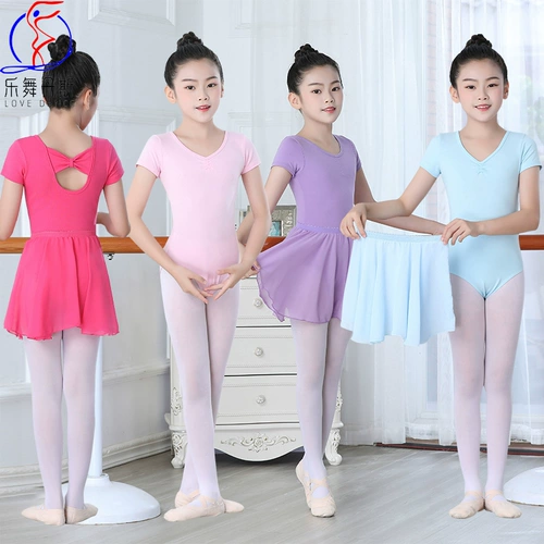 Детская летняя танцующая спортивная одежда, короткий рукав