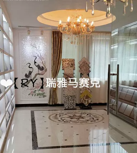 Riya Shell Mosaic Twoin Soin Board Cut Puzzle Carbing Flower Map Карта фоновой стены крыльца ручной работы ручной работы