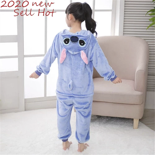 Kigurumi Unicorn Pajamas Children Stitch Pajamas Onesie Kids