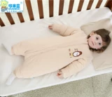 Удерживающий тепло хлопковый спальный мешок подходит для мужчин и женщин для девочек, 01-2-3 лет, увеличенная толщина