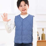 Стеганый флисовый детский жилет для мальчиков, демисезонная майка топ для мальчиков и девочек, подходит для подростков