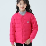 Демисезонный детский вкладыш, куртка для мальчиков, пуховик, подходит для подростков, круглый воротник, 10 лет