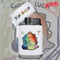 Белая картина динозавров