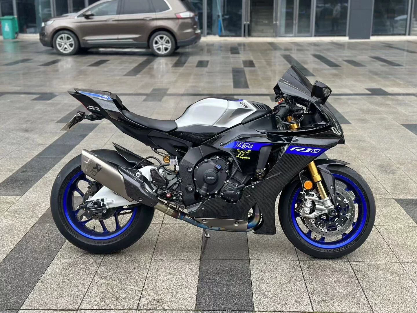 Б/у импорт Yamaha R6 подражание Саидзасаки H2 Daniel NINJA400 четырехцилиндровый водяной холод общественное обновление мотоцикл