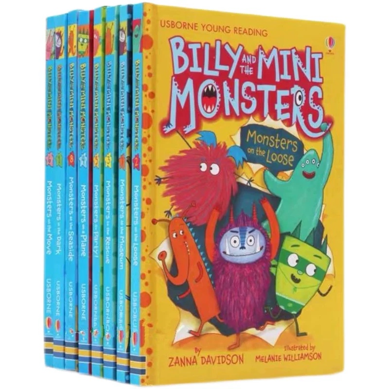 Английская оригинальная детская книга Billy and Monster Billy and the Mini Monsters 12 томов аудиокнига