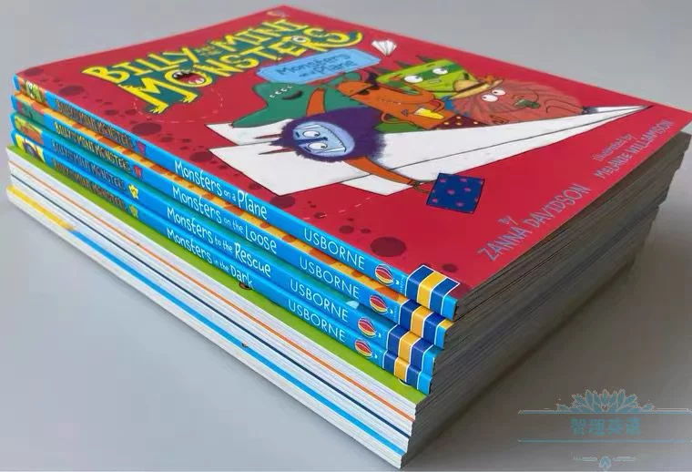 Английская оригинальная детская книга Billy and Monster Billy and the Mini Monsters 12 томов аудиокнига
