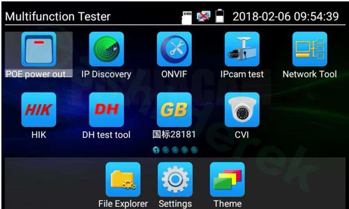 Монитор камеры CCTV запястья, IPC 1800S 4 'CCTV Tester 4K IP 8