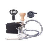 Портативная туристическая сумка маленькая бутылка для дымовой бутылки с одной трубкой стеклян