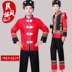 New Miao trang phục nam Zhuang trang phục dành cho người lớn Tujia Yi dân tộc thiểu số quần áo biểu diễn múa Trang phục dân tộc