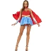 cosplay khiêu dâm Halloween Gợi Cảm Kỳ Quan Trang Phục Siêu Anh Hùng Nữ Supergirl Gà Mái cosplay khiêu dâm Đồ siêu anh hùng