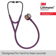 Стетоскоп 6205 3m?? littmann??心脏病学iv听诊器6205梅花管彩虹胸紫柄