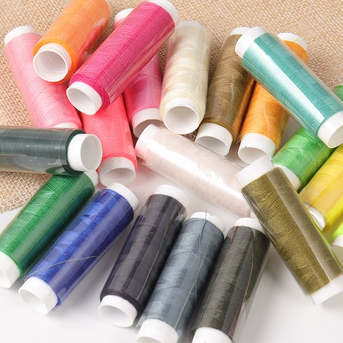 Коробка для бытовой иглы 39 Цветная швейная нить маленькая проволочная катушка инструмент инструмент мешок мешок для проводной пакет с общежил ручной шва набор иглы