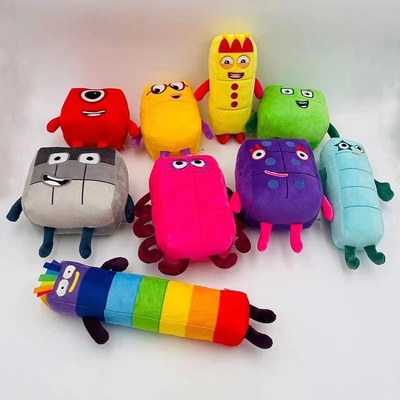 Numberblocks плюшевые кукол образовательные фаршированные номера блоки до