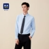 HLA/Heilan Nhà Đèn Kinh Doanh Thời Trang Sơ Mi Giản Dị 23 Mùa Thu Mới Cotton Nguyên Chất Oxford Dệt Áo Sơ Mi Dành Cho Nam 