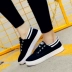 Mùa thu giày vải mới với phiên bản Hàn Quốc của đôi giày màu trắng giản dị giày phẳng sinh viên phẳng với đôi giày phụ nữ phần thấp