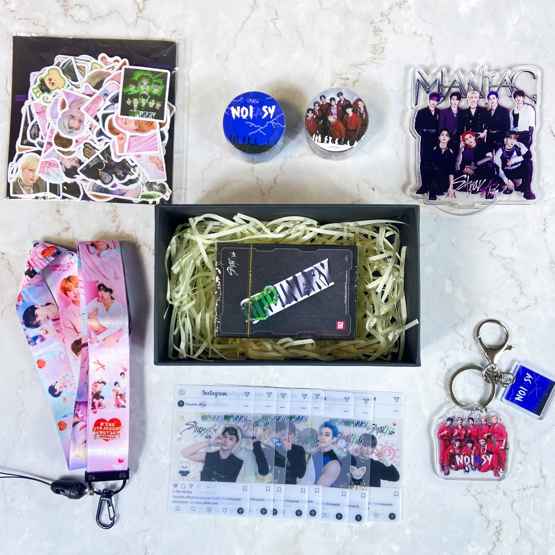 Children's keychain, sticker, card holder, set, strap, gift box