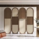 vách ngăn gỗ phòng khách Vách ngăn màn hình tùy chỉnh 
            gỗ rắn hiện đại tối giản mây phòng khách khách sạn lối vào văn phòng văn phòng mới kiểu Trung Quốc gấp nhà di động vách ngăn phòng ngủ bằng gỗ