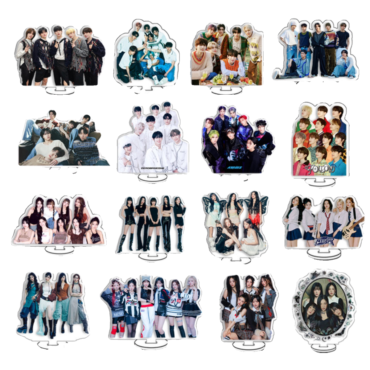 Корейская группа SEVENTEEN SKZ NJS Ive Gidle Itzy Persis