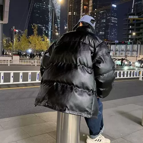 Tide, ретро бейсбольный демисезонный пуховик, полиуретановая куртка, в американском стиле, оверсайз