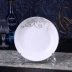 4 đĩa, đĩa gốm gia đình, đĩa cơm, đĩa súp, đĩa sâu, đĩa tròn, đĩa sứ, đĩa vi sóng - Đồ ăn tối khay gỗ đựng thức ăn Đồ ăn tối