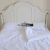 Bông trắng đơn giường đôi đơn quilt cover 褥 bộ mảnh duy nhất khách sạn bệnh viện khách sạn vẻ đẹp giường