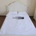 Bông trắng đơn giường đôi đơn quilt cover 褥 bộ mảnh duy nhất khách sạn bệnh viện khách sạn vẻ đẹp giường 	chăn phao siêu rẻ	 Quilt Covers