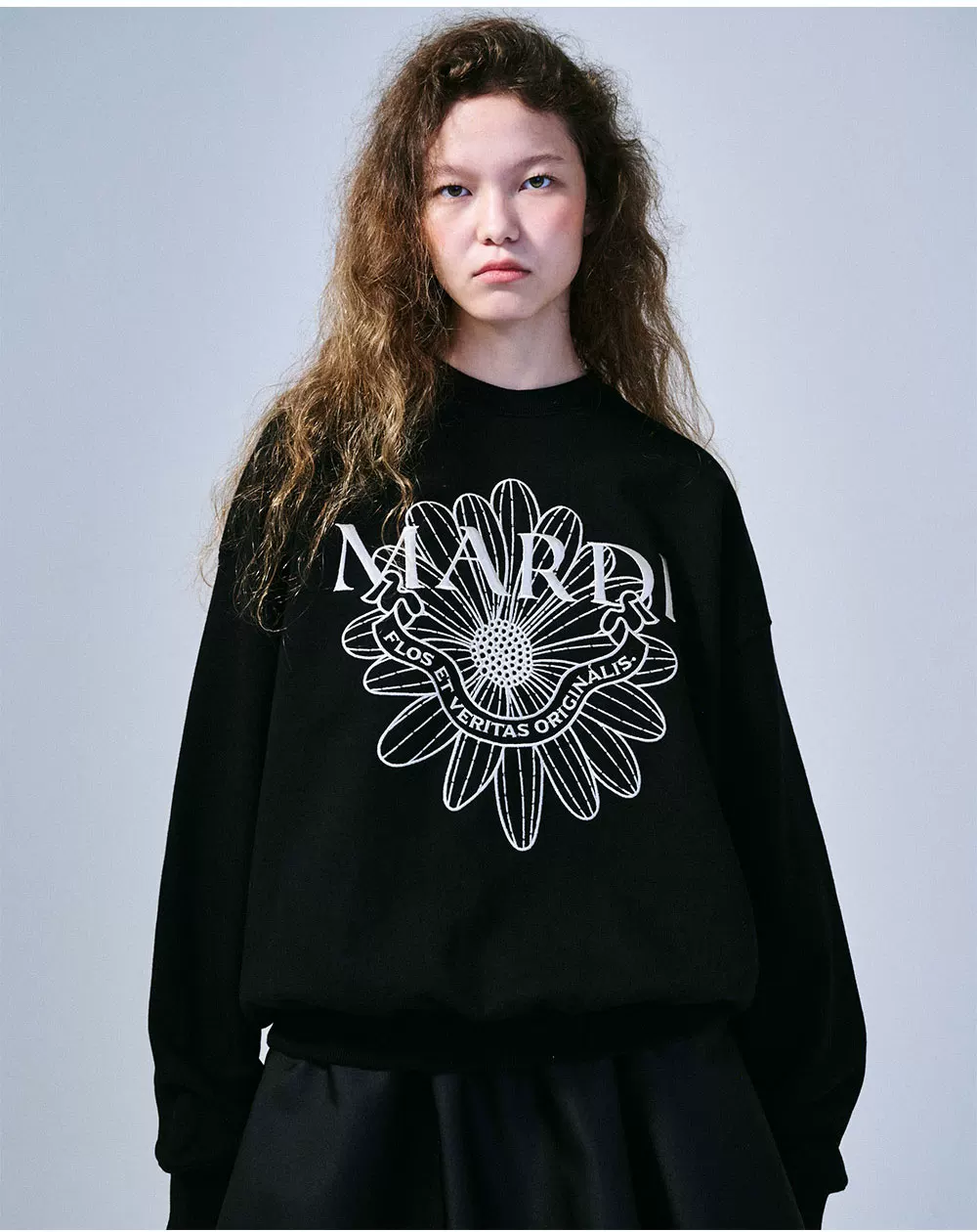 Корея прямой закупки MARDI MERCREDI свитер с длинным рукавом - футболки-подвиды, кампания, хризантемное карнавальное выпускник