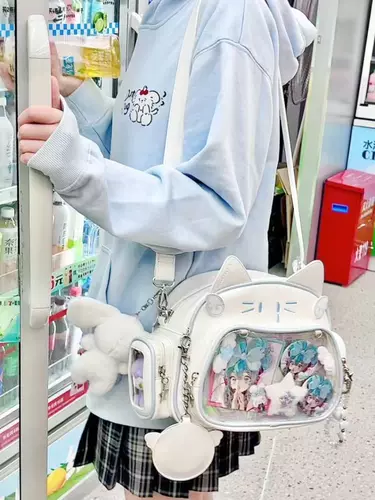 Демисезонный небольшой дизайнерский мультяшный модный рюкзак, сумка на одно плечо, изысканный стиль