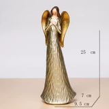 Золотая статуя, настольный декор из смолы, домашний декор