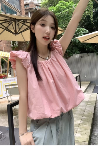 Топ с чашечками, шифоновая майка топ, модный бюстгальтер-топ без рукавов, открытые плечи, свободный крой