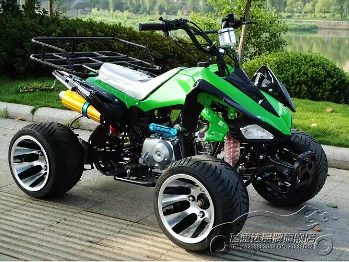 Nâng cấp dầu lạnh 125 nhỏ Mars ATV 10 inch F1 nhôm bánh xe đôi bốn bánh xe máy off-road xe dụng cụ nhôm hàng