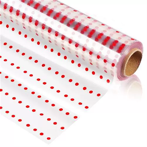 CellPhane Wrap Clear Paper Parppling Gired Roll Transparent