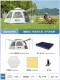 cho thuê đồ camping Lều ngoài trời gấp di động cắm trại chống mưa dày mở nhanh thiết bị cắm trại tự động công viên dã ngoại đi bộ đường dài lều lều cắm trại tự bung giá lều cắm trại 4 người