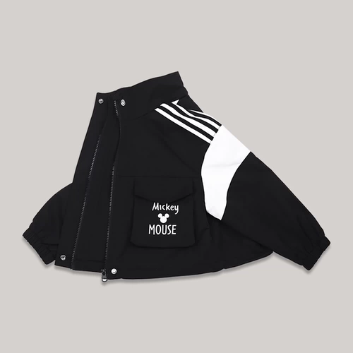 Disney/迪士尼 Детская осенняя ветрозащитная куртка, комплект, простой и элегантный дизайн