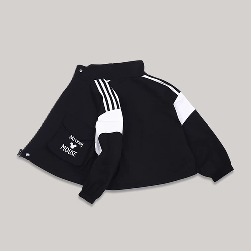 Disney/迪士尼 Детская осенняя ветрозащитная куртка, комплект, простой и элегантный дизайн