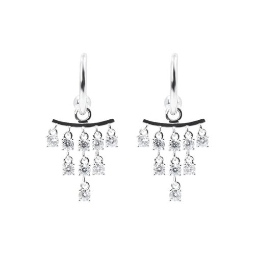 Модные гибкие металлические дизайнерские длинные серьги, длинная серебряная игла, серебро 925 пробы