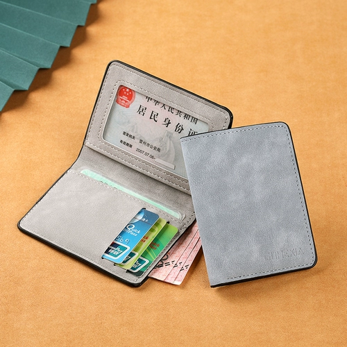 Ультратонкий картхолдер, маленький универсальный бумажник, антимагнитный чехол для водительских прав