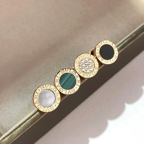 Bvlgari/Bulgari Bvlgari Bvlgari круглый пирог с серьгами с розовым золотом розовое золото серьги с бриллиантами