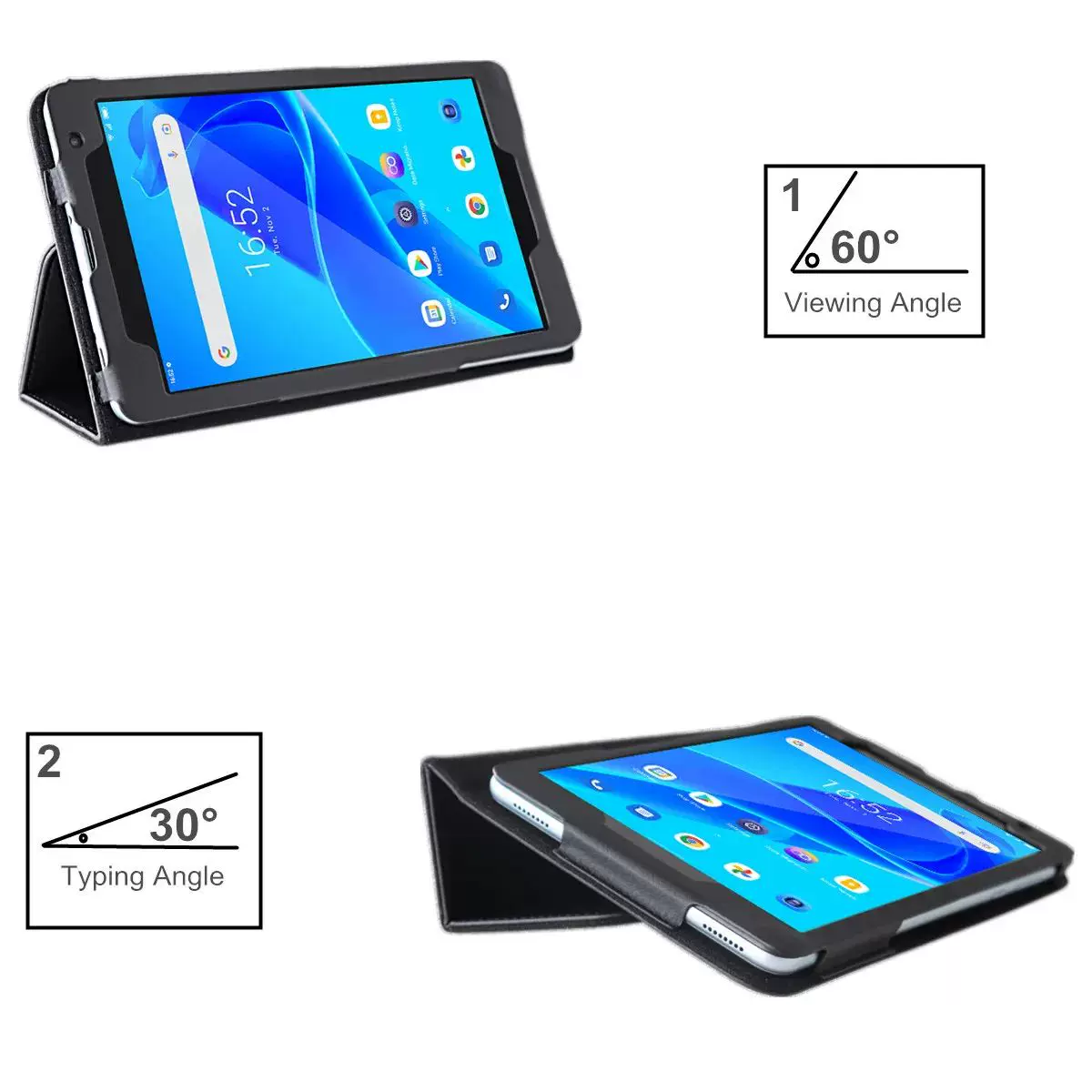 Flip Case for BlackView Tab 6 Case 8 Inch Tablet Silicon