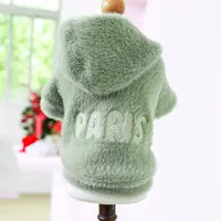 1pc Apparel Apparel Cat Dog осень и зима сгущенным теплым
