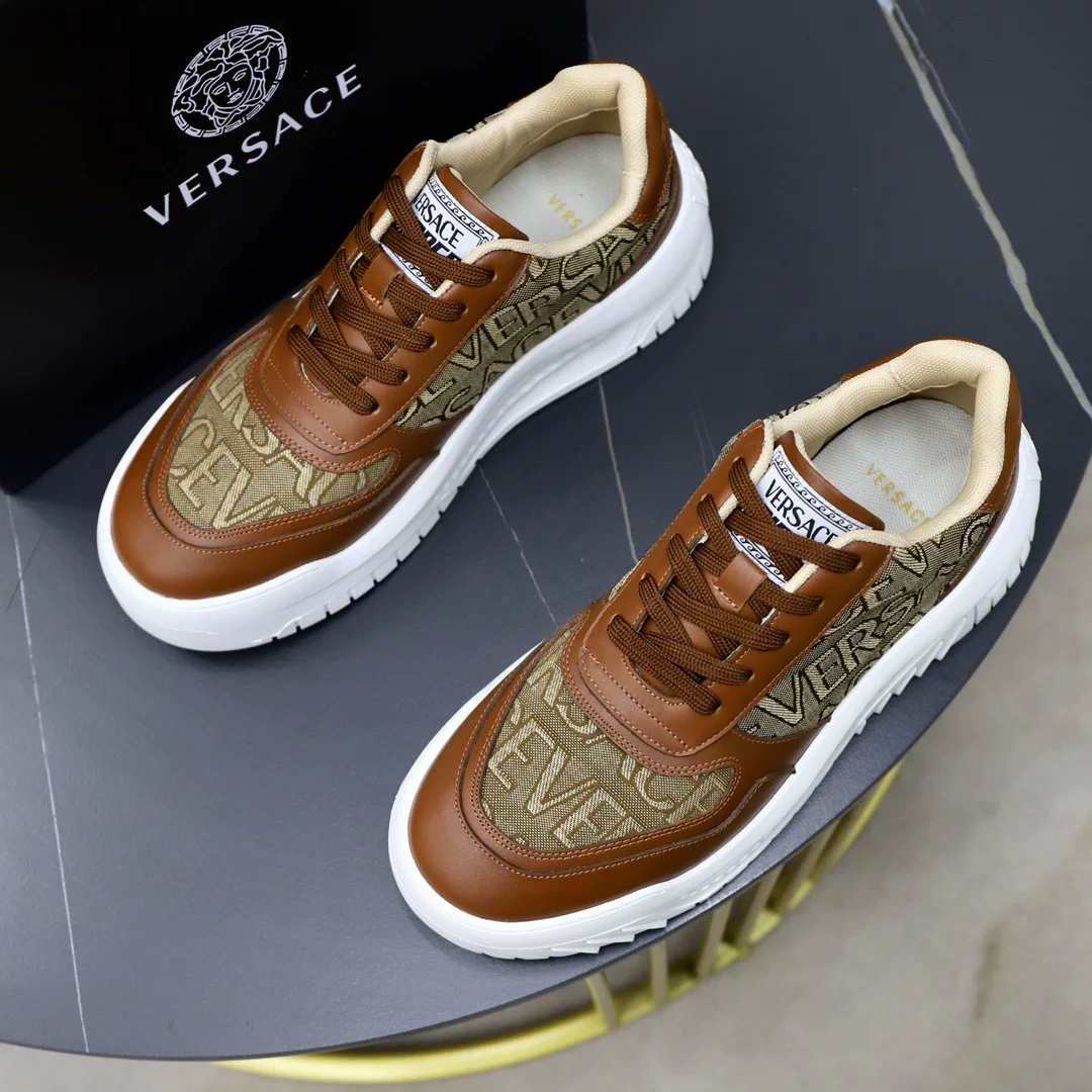 Versace/范思哲 Sports fashionable universal trend white shoes