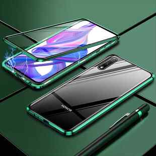 Роскошные 2-ки магнитные двойные чехлы на переднюю панель для Huawei Honor 8X